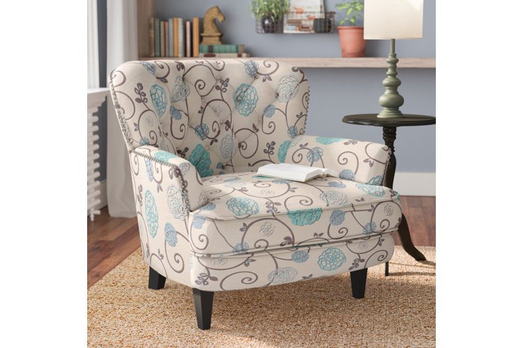 Tafton floral deals club accent chair